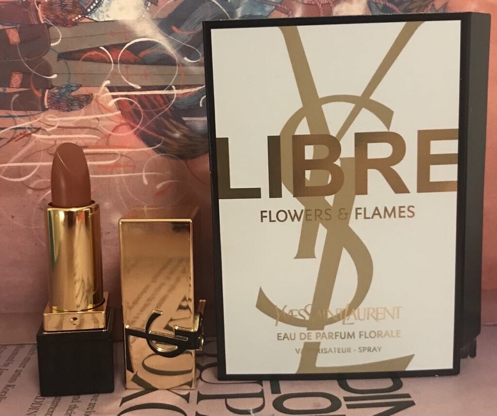 Yves Saint Laurent Libre Flowers & Flames 🌸🔥 mini smink és illatszett