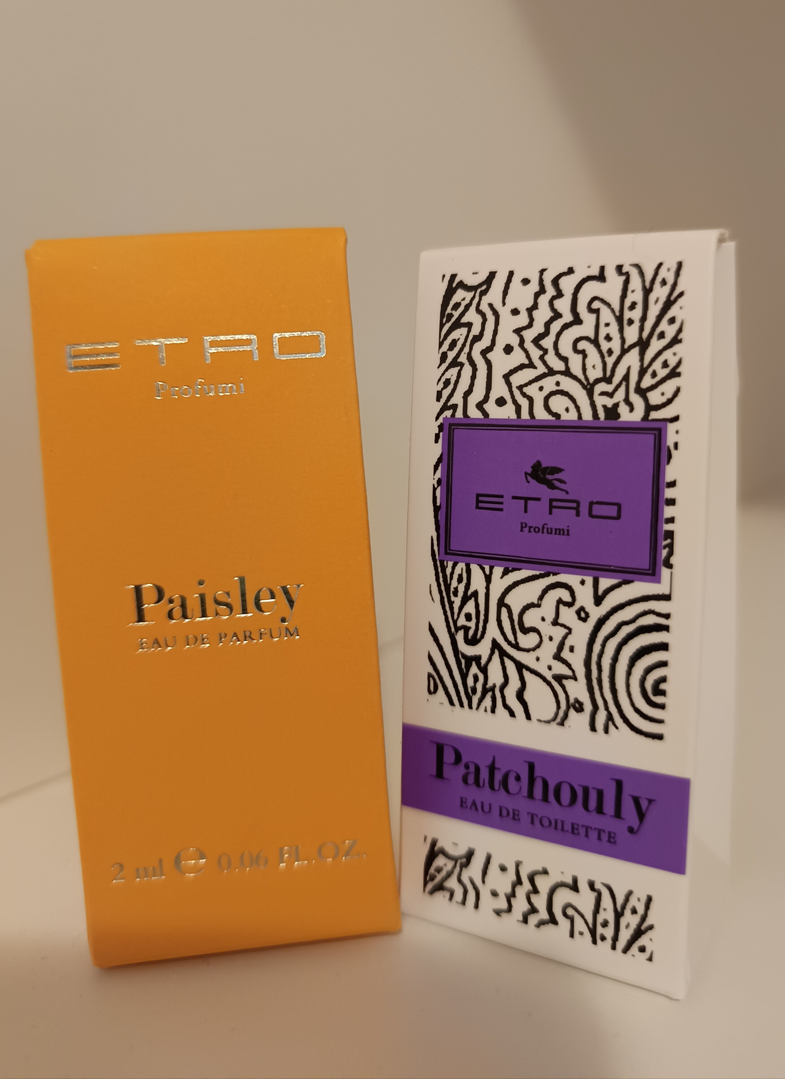 Etro Paisley EDP és Patchouly EDT bontatlan minták (2x2 ml)