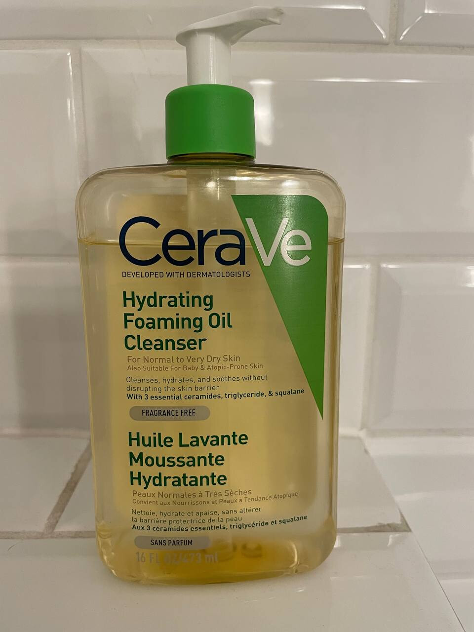 Cerave Hydrating Foaming Oil Cleanser