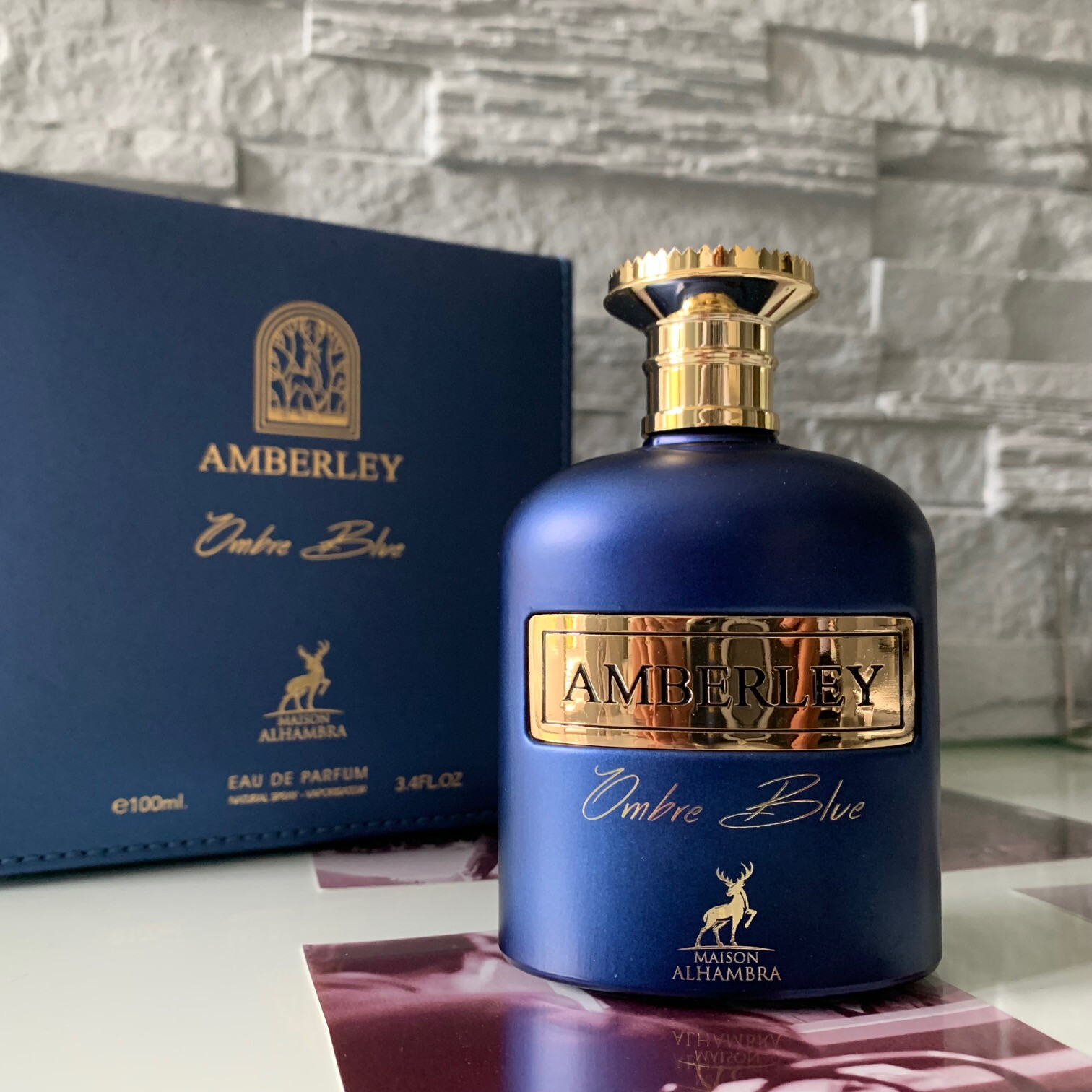 Maison Alhambra Amberley Ombre Blue EDP fújósok (Guerlain Patchouli Ardent inspiráció)