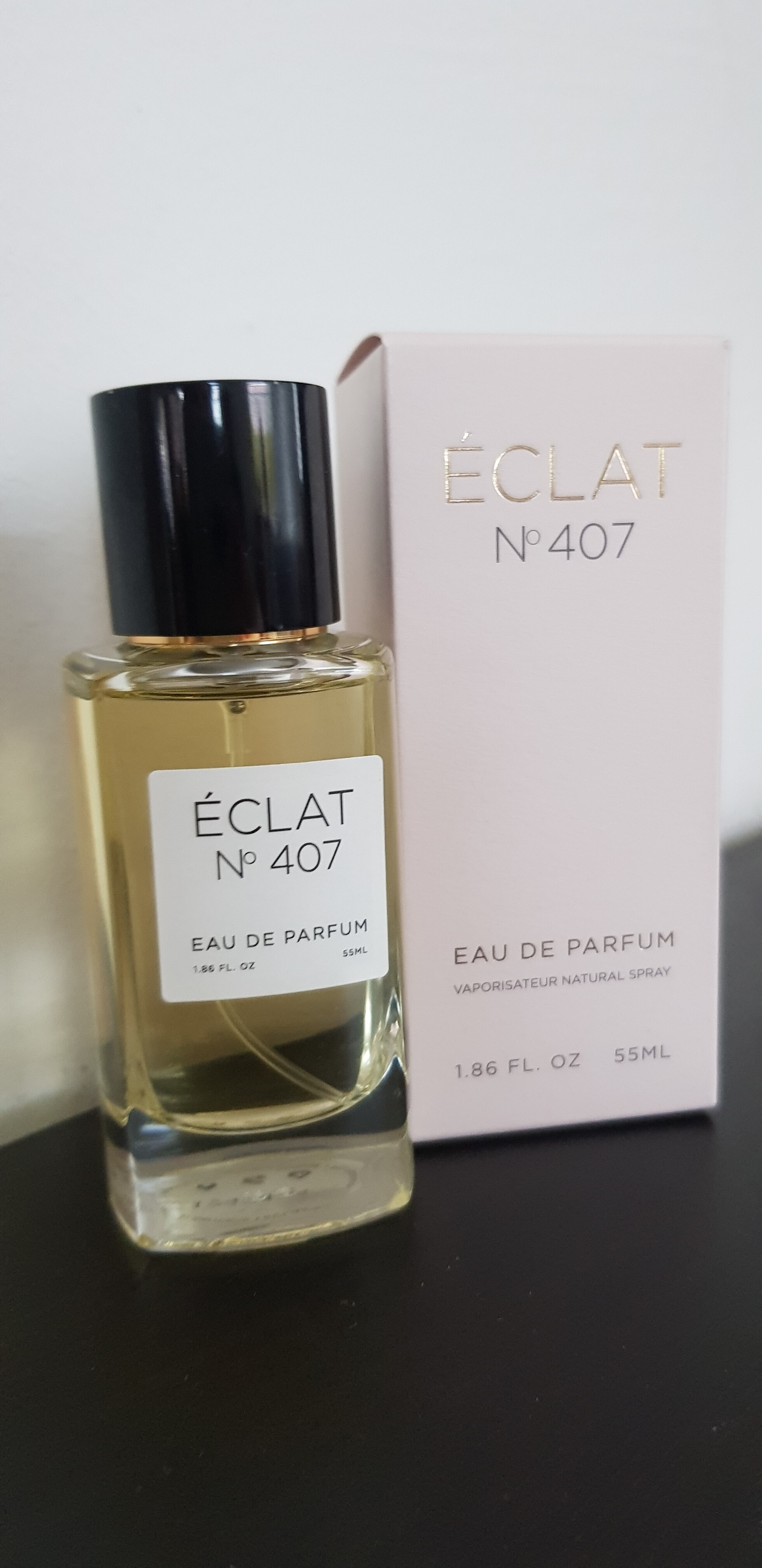 Éclat 407 (Chanel Coco Noir dupe)