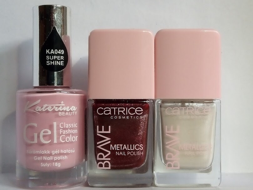 Catrice Brave Metallics Körömlakk 04-es és 02-es + ajándék lakk