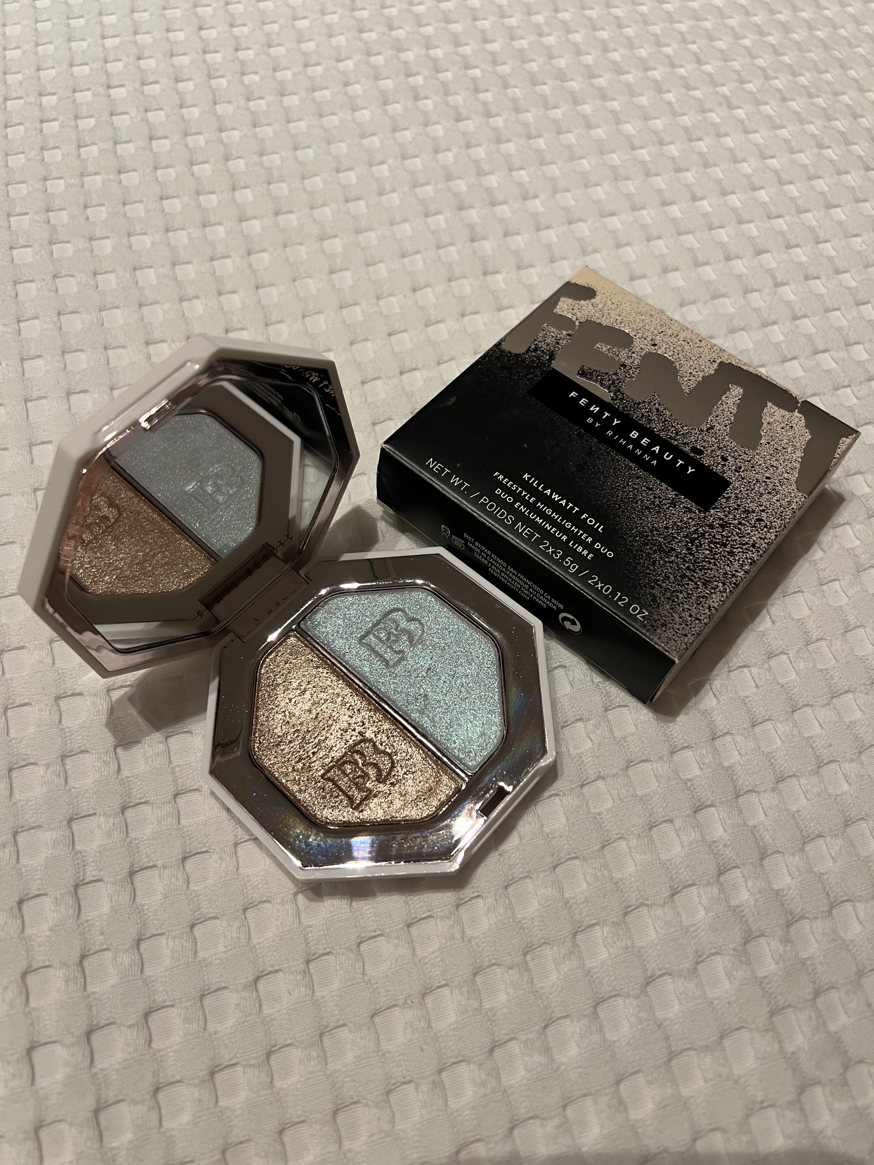 Fenty Beauty Killawatt Foil Freestyle Highlighter Dou: Sand Castle/Mint'd Mojito