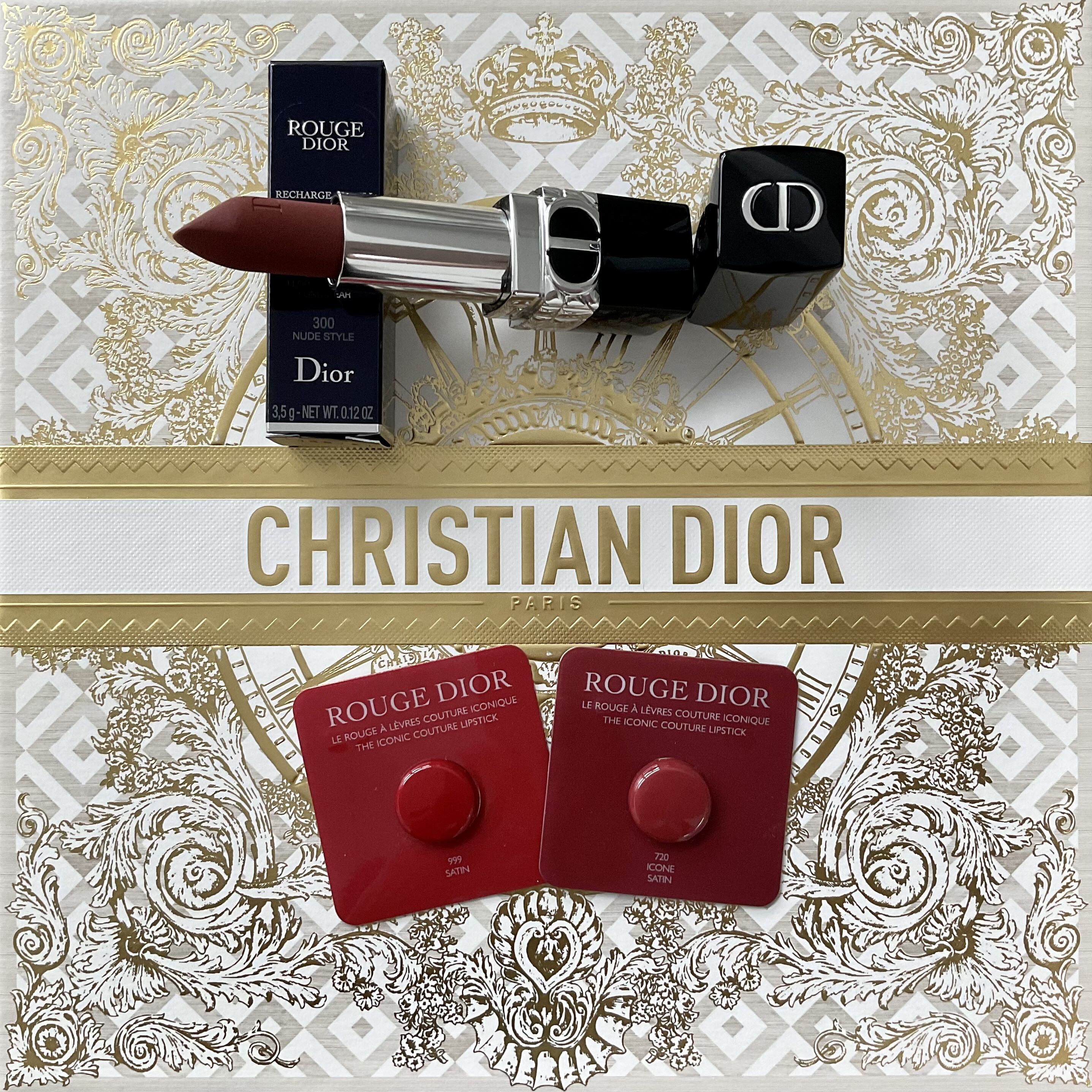 Dior Rouge Dior Rúzs 2 ajándék Dior rúzsmintával