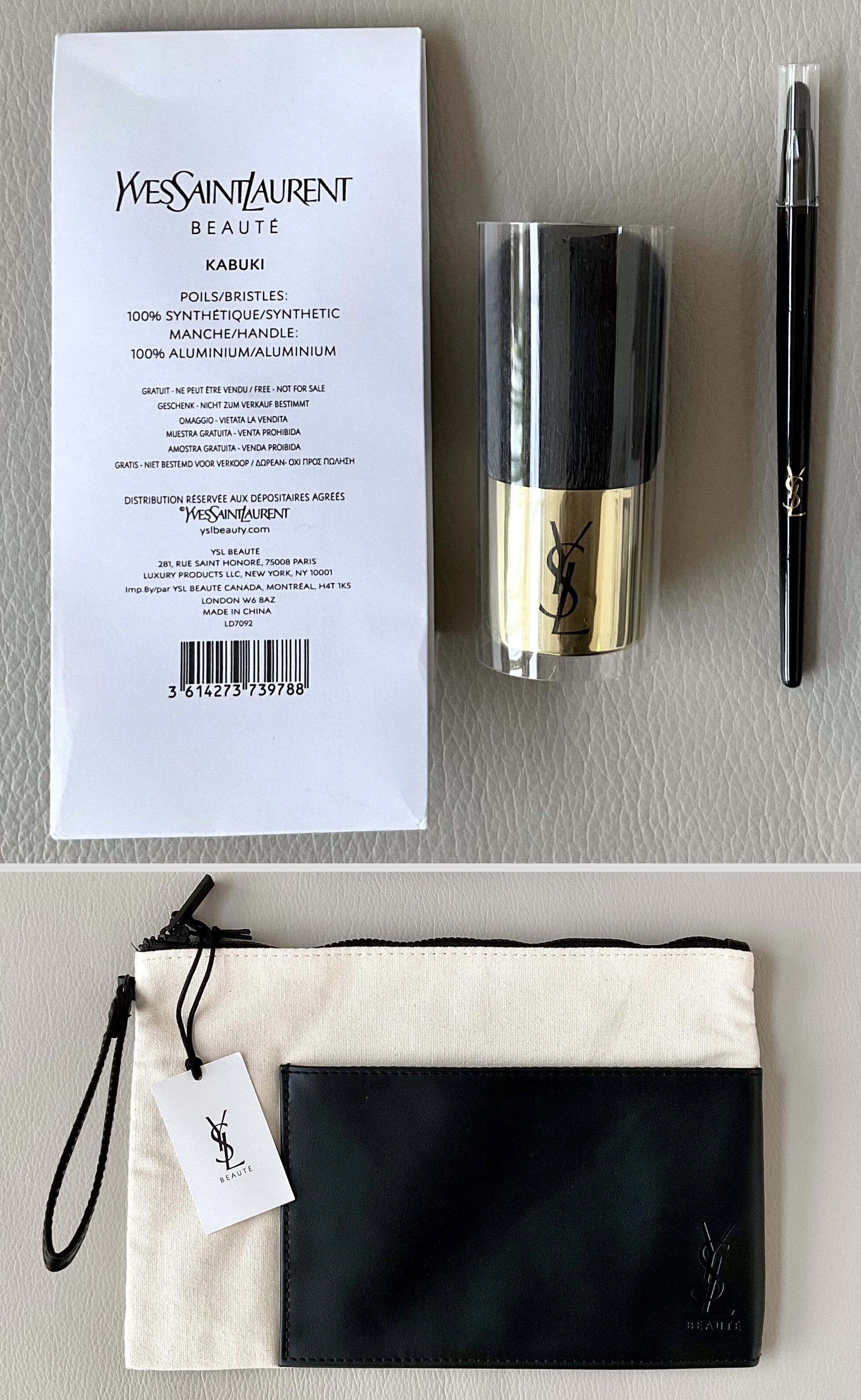 Yves Saint Laurent Kabuki Brush 2 YSL ajándékkal