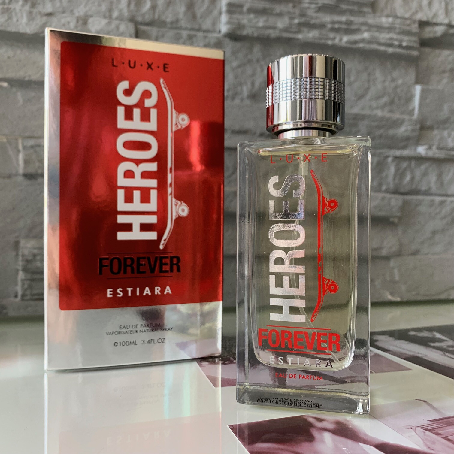 Estiara Heroes Forever EDP fújósok (Carolina Herrera 212 Heroes inspiráció)