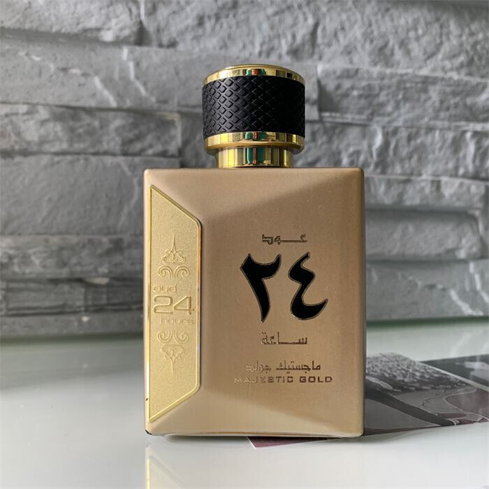 Ard Al Zaafaran Oud 24 Hours Majestic Gold EDP fújósok (Armani Stronger With You Leather klón)