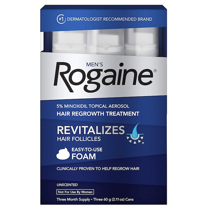 Rogaine 5% minoxidil hab 3db-os kiszerelés