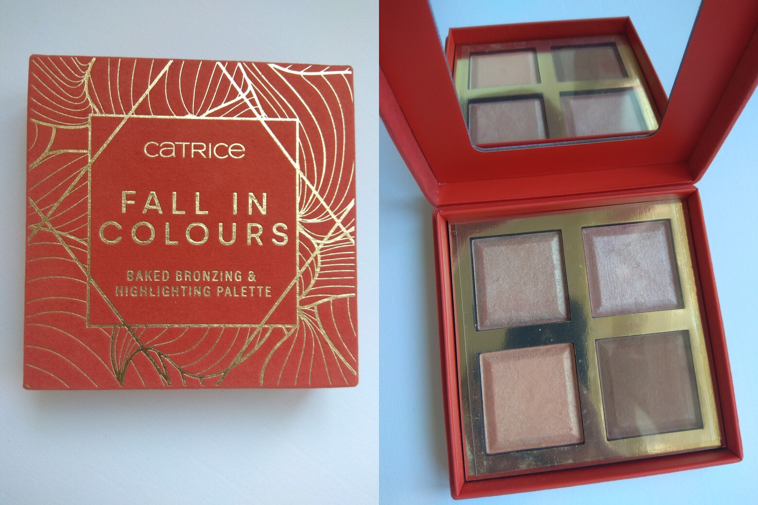 Új, védőfóliás Catrice Fall In Colours bronzosító és highlighter paletta