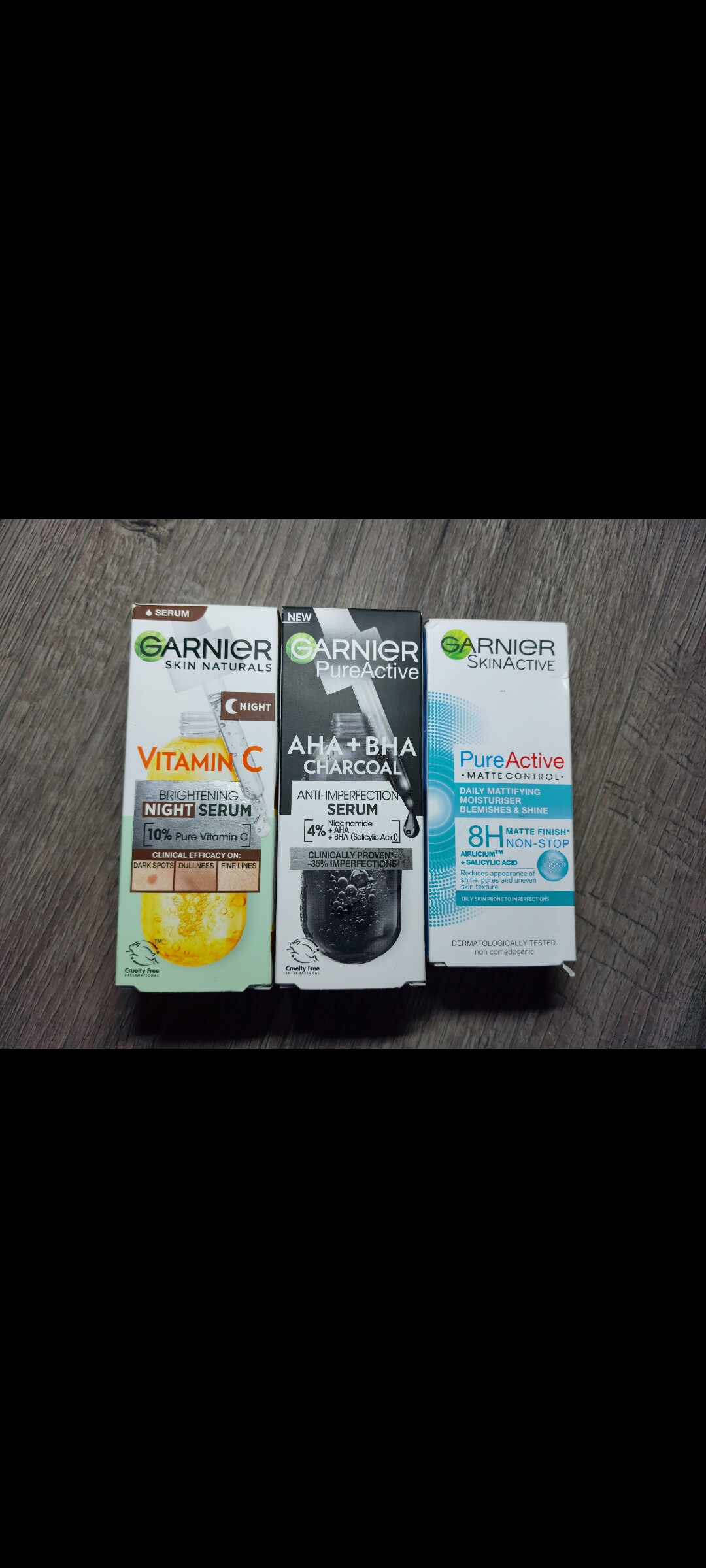 Garnier Pure Active AHA + BHA szérum,Vitamin night szérum,PureActive