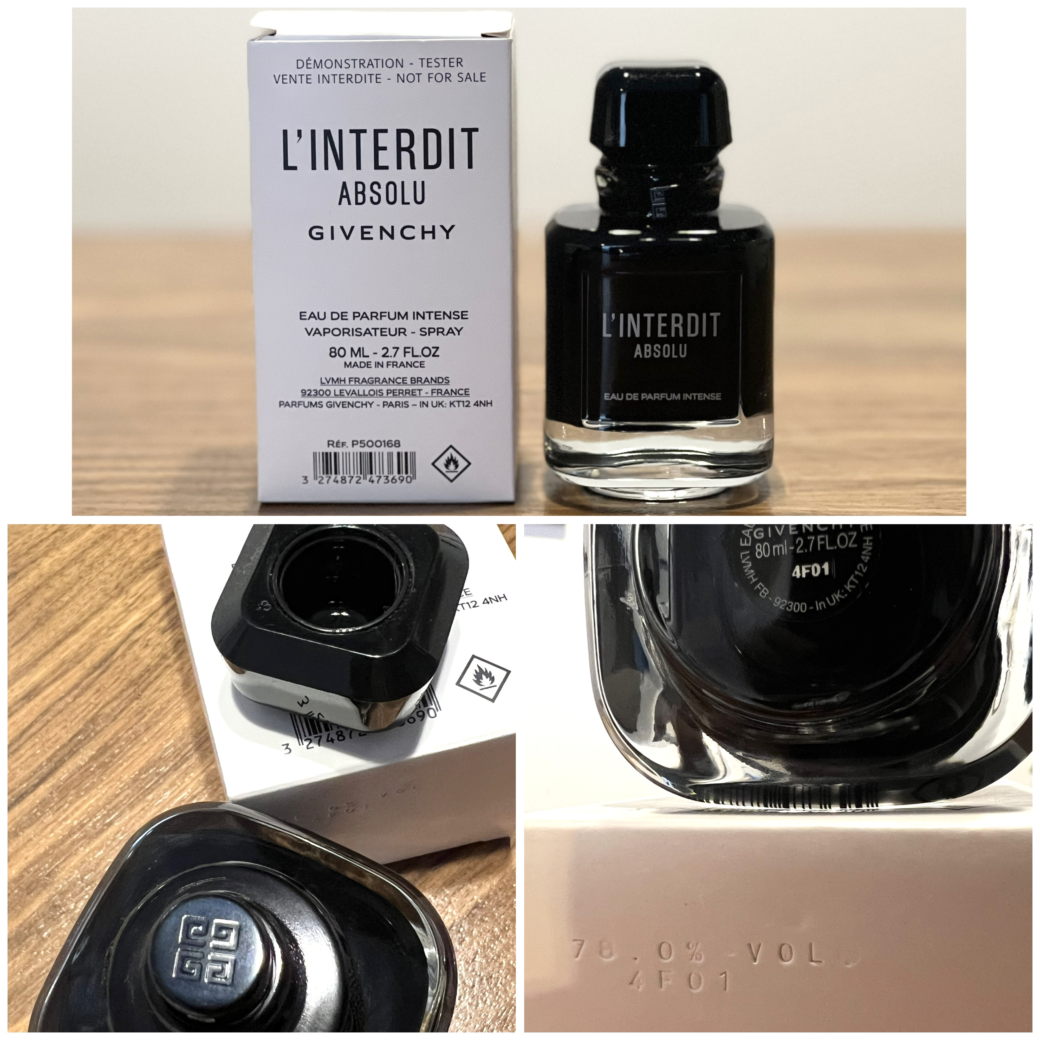 L'Interdit Absolu Givenchy Edp Intense 80 ml TESTER